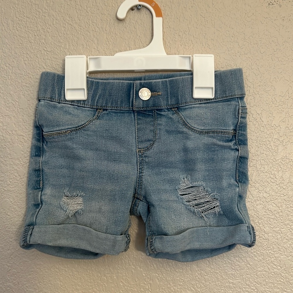 Girls pull on Jean shorts size 6